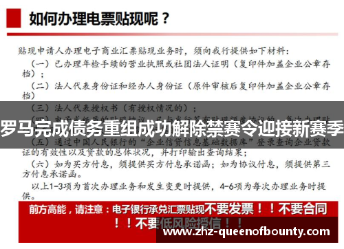 罗马完成债务重组成功解除禁赛令迎接新赛季